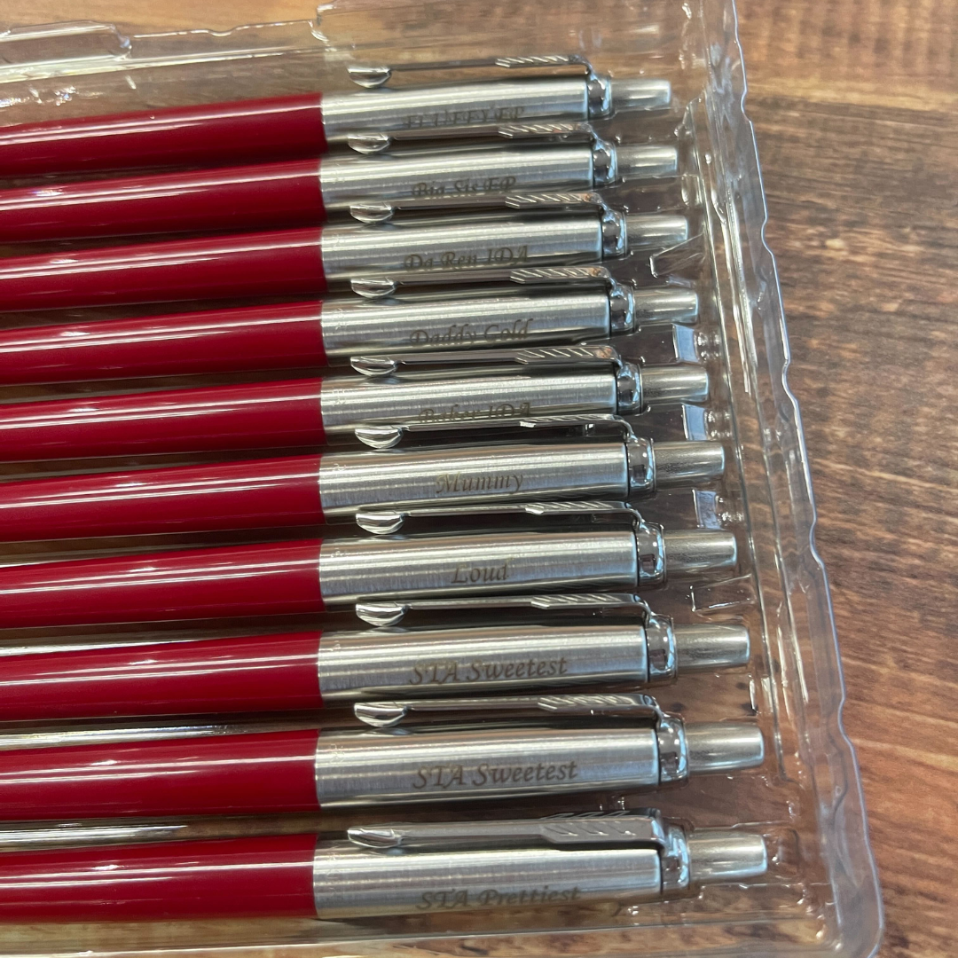 Parker Jotter Special Red Ballpoint Pen — Parker ballpoint pen — reliable smooth-writing everyday pen, at Cityluxe Singapore