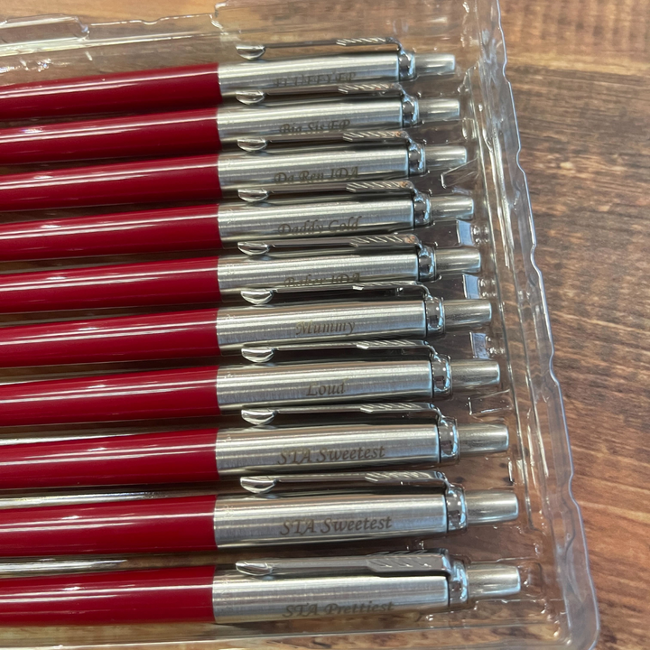 Parker Jotter Special Red Ballpoint Pen — Parker ballpoint pen — reliable smooth-writing everyday pen, at Cityluxe Singapore