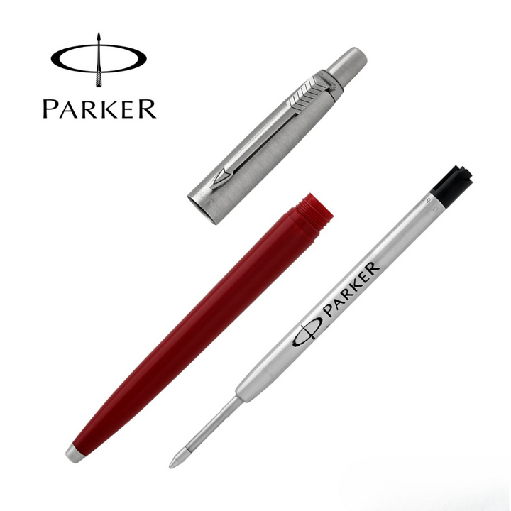 Parker Jotter Special Red Ballpoint Pen — Parker ballpoint pen — reliable smooth-writing everyday pen, at Cityluxe Singapore
