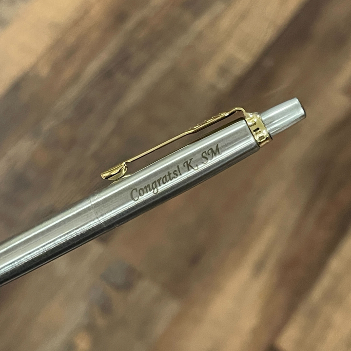 Parker Jotter Stainless Steel GT Ballpoint Pen — Parker ballpoint pen — reliable smooth-writing everyday pen, at Cityluxe Singapore