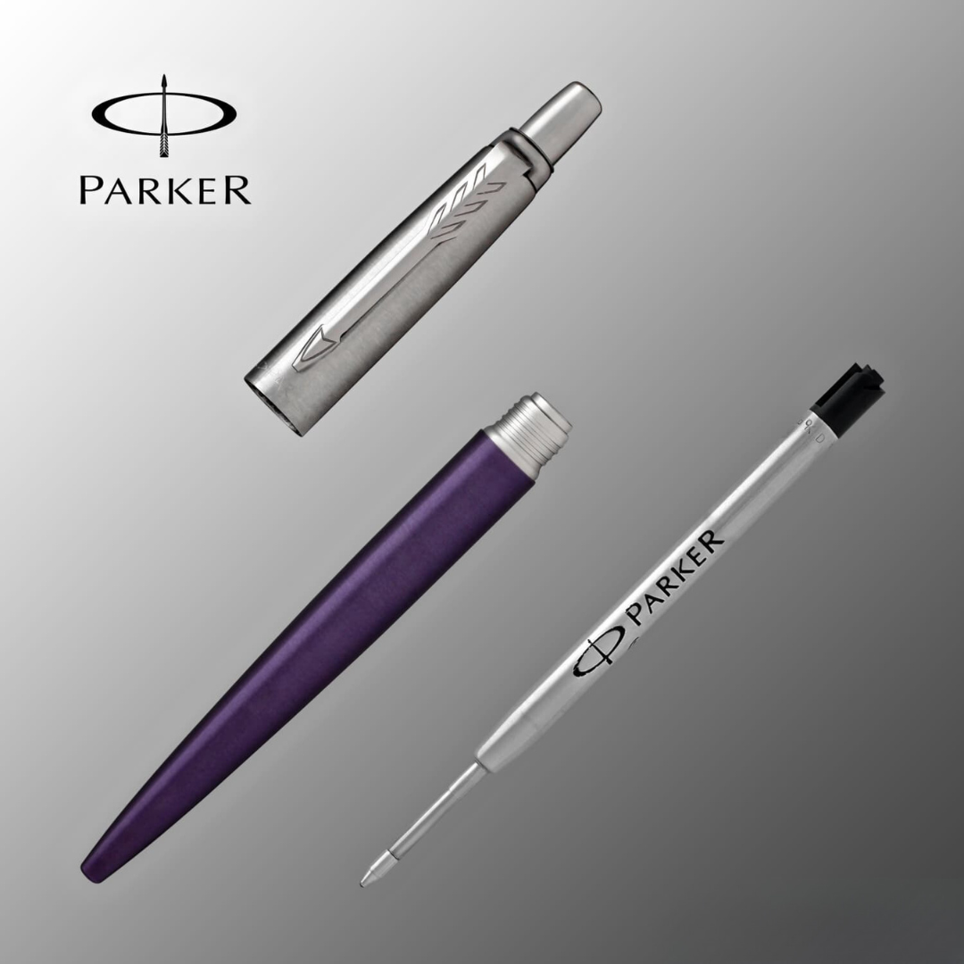 Parker Jotter Victoria Violet CT Ballpoint Pen — Parker ballpoint pen — reliable smooth-writing everyday pen, at Cityluxe Singapore