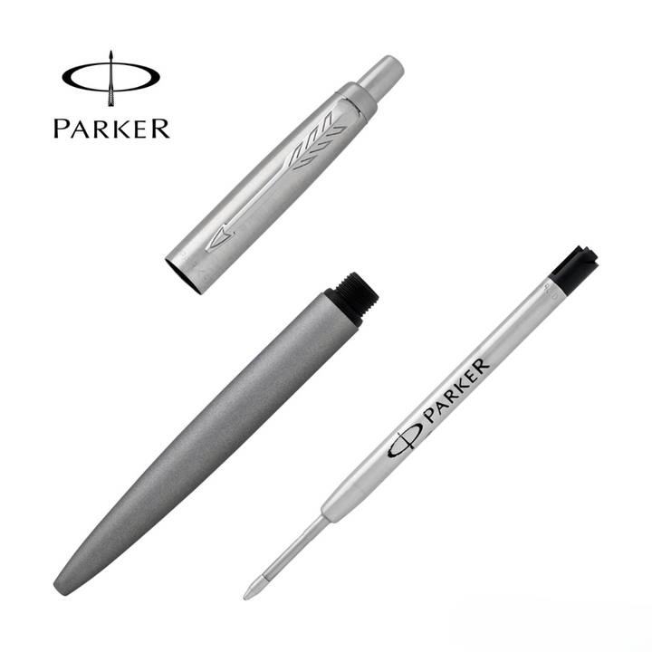 Parker Jotter XL Alexandra Matte Grey Ballpoint Pen — Parker ballpoint pen — reliable smooth-writing everyday pen, at Cityluxe Singapore