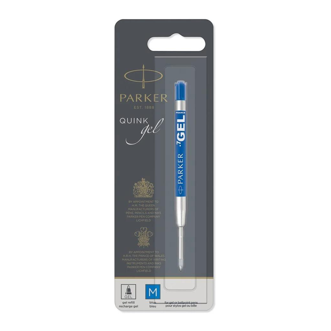 Parker Quink Gel Ballpoint Refill Medium 0.7mm - Blue — capped