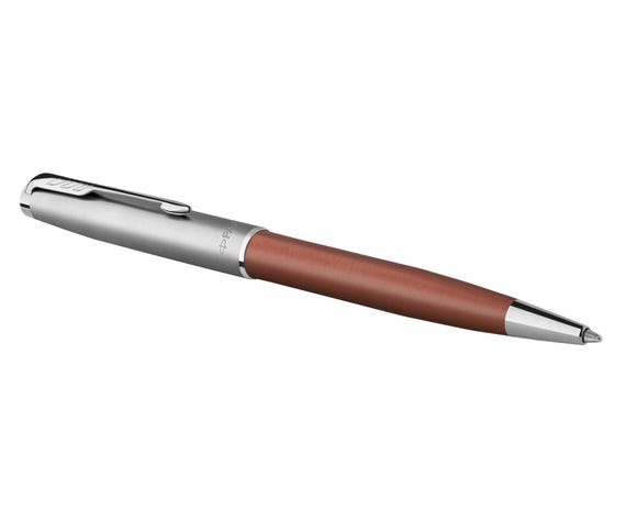 Parker Sonnet Essential SB CT Ballpoint Pen Orange — barrel detail