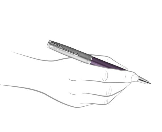 Parker Sonnet Essential SB CT Ballpoint Pen Violet — barrel detail