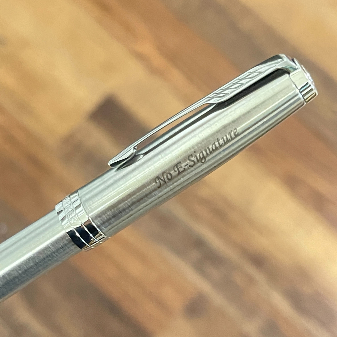 Parker Sonnet Stainless Steel CT Rollerball Pen — Parker rollerball pen — fluid gel ink writing instrument, at Cityluxe Singapore