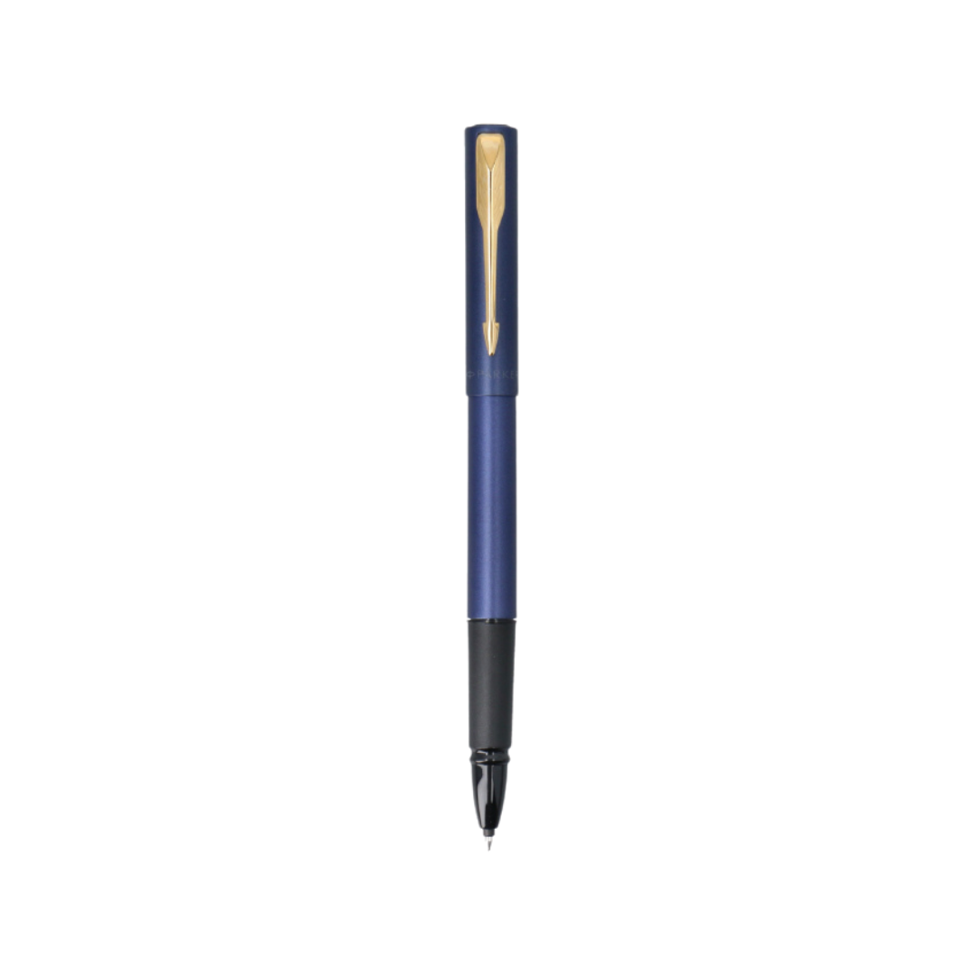 Parker Vector XL Rollerball Pen - Dark Blue with Gold Trim — tip detail