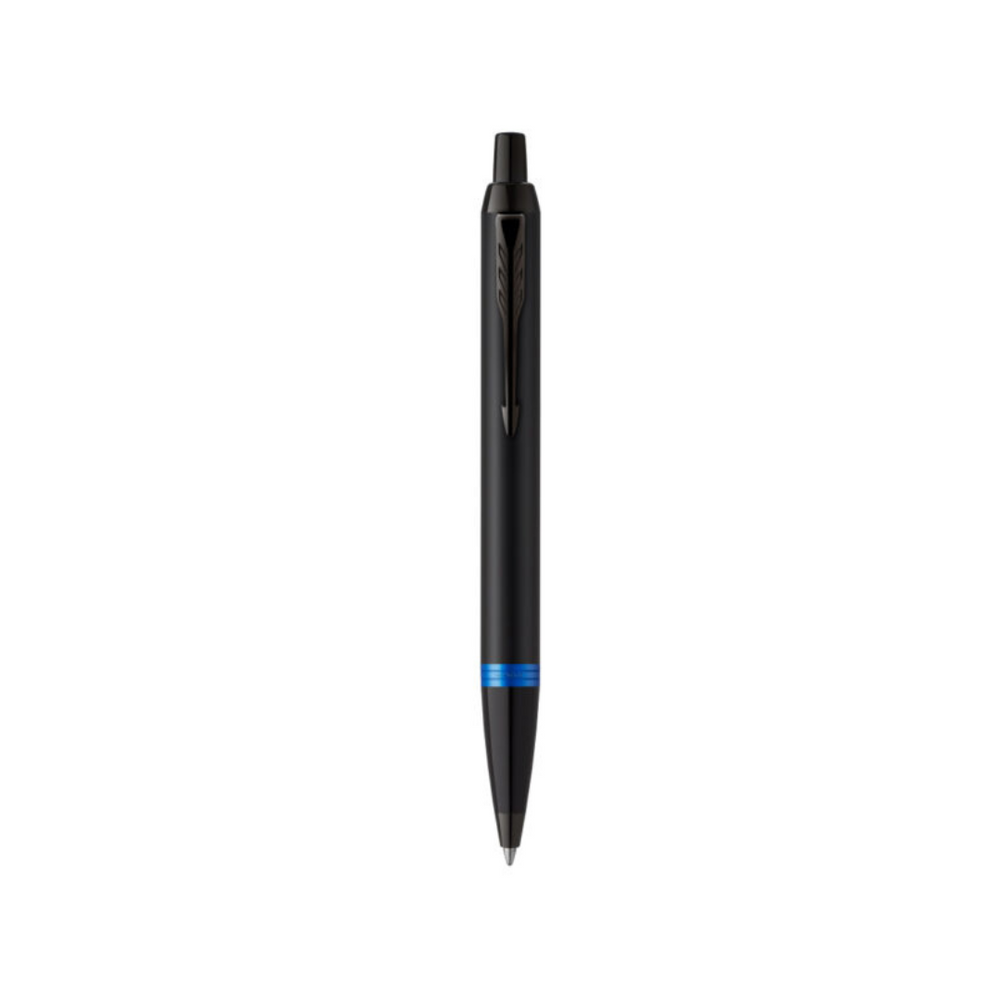 Parker IM PROFESSIONAL Vibrant Ring BT Ballpoint Pen Marine Blue — Parker ballpoint pen — reliable smooth-writing everyday pen, at Cityluxe Singapore