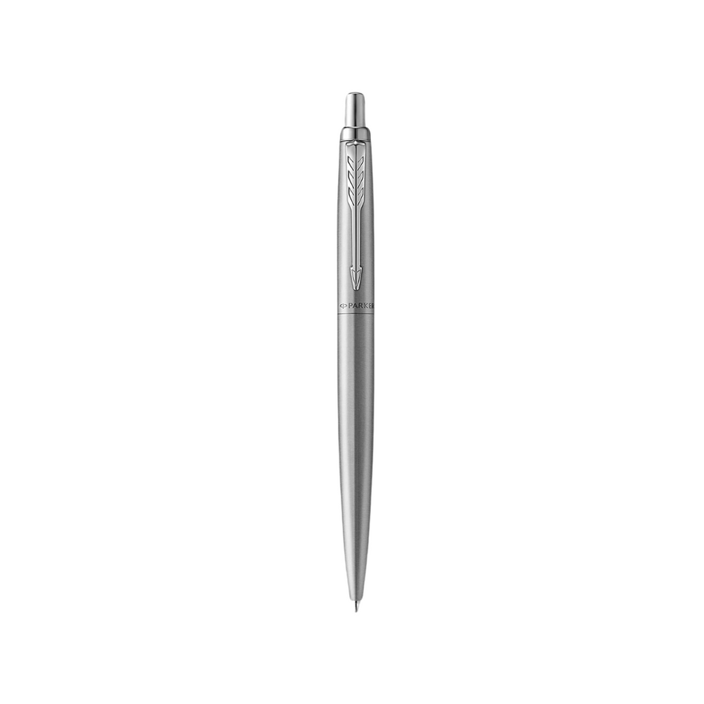 Parker Jotter XL Monochrome Stainless Steel Ballpoint Pen — Parker ballpoint pen — reliable smooth-writing everyday pen, at Cityluxe Singapore