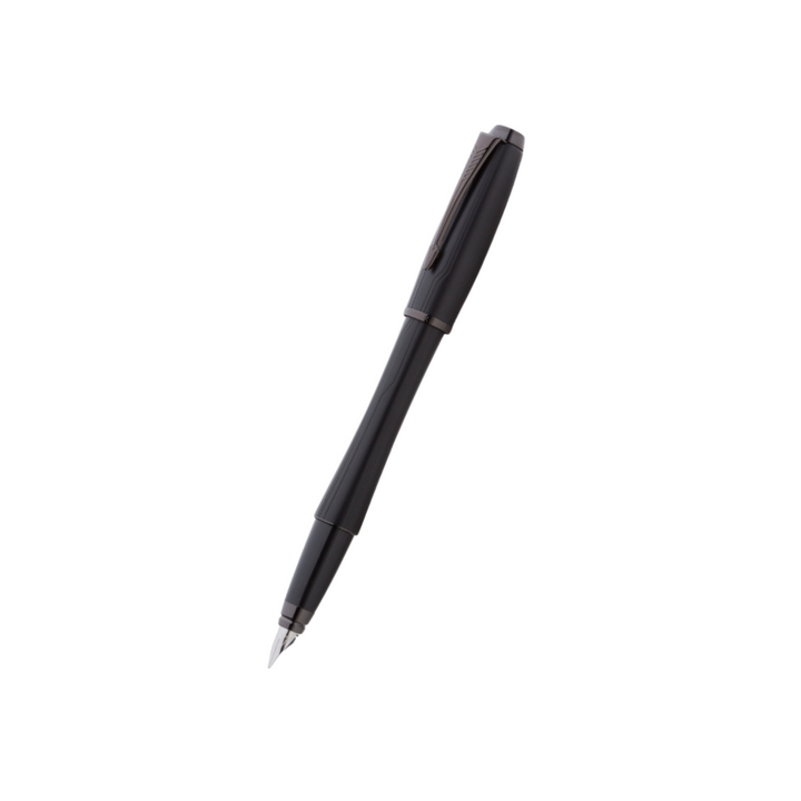 Parker Urban Premium Fountain Pen - Matte Black with Polished Black Trims — capped