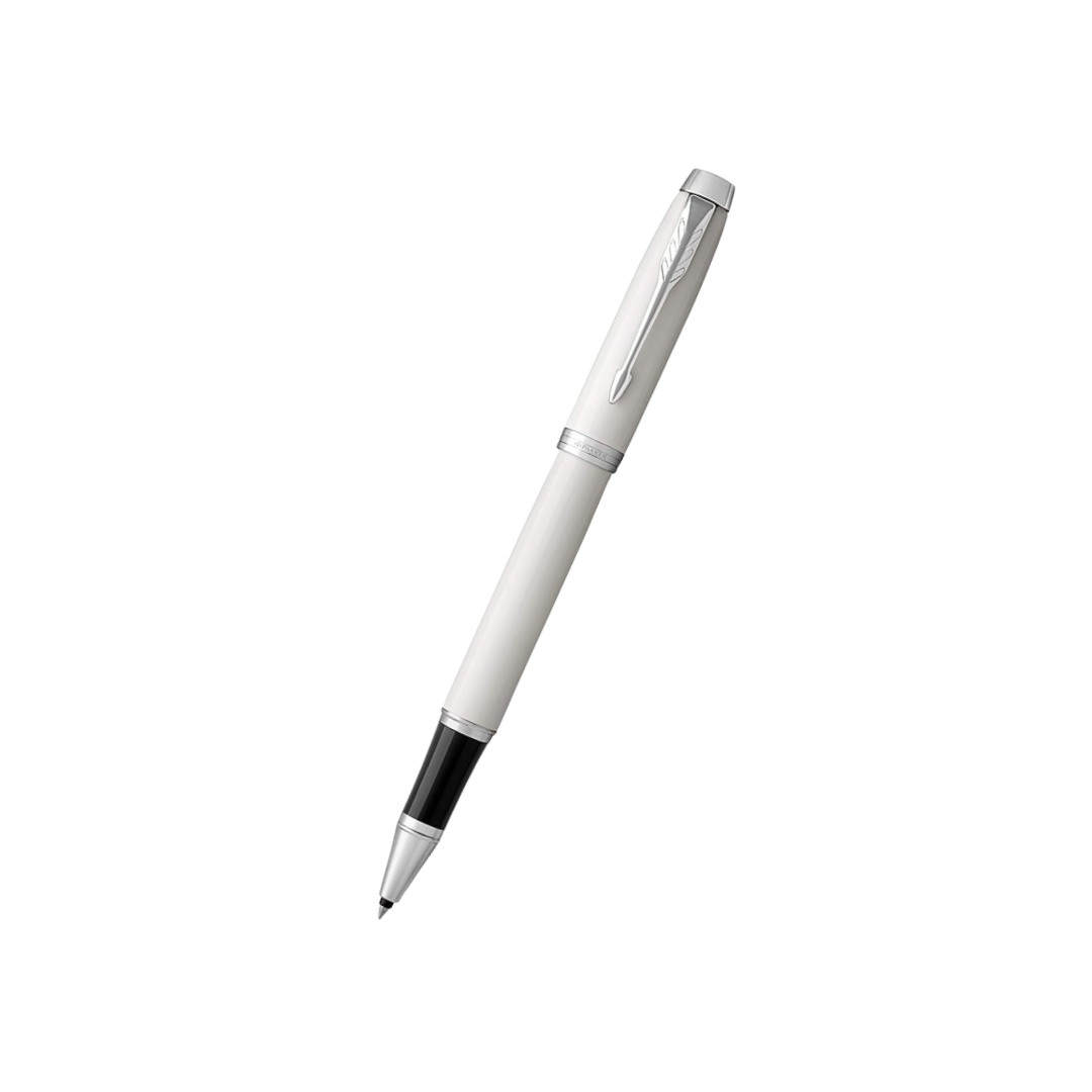 Parker IM White CT Rollerball Pen — Parker rollerball pen — fluid gel ink writing instrument, at Cityluxe Singapore