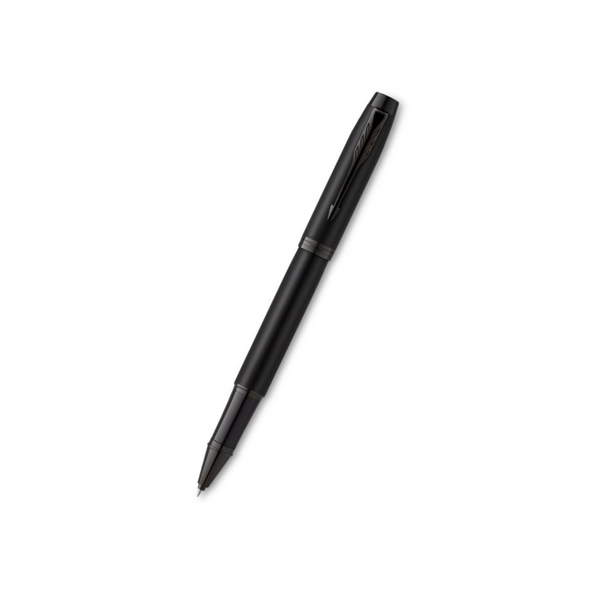 Parker IM Matte Metallic Black Edition Rollerball Pen — Parker rollerball pen — fluid gel ink writing instrument, at Cityluxe Singapore