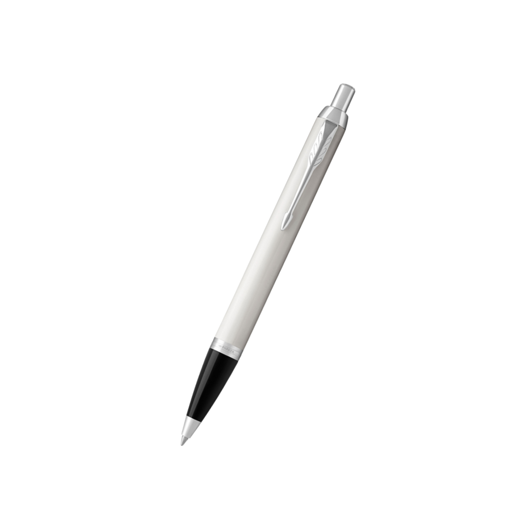 Parker IM White CT Ballpoint Pen — Parker ballpoint pen — reliable smooth-writing everyday pen, at Cityluxe Singapore