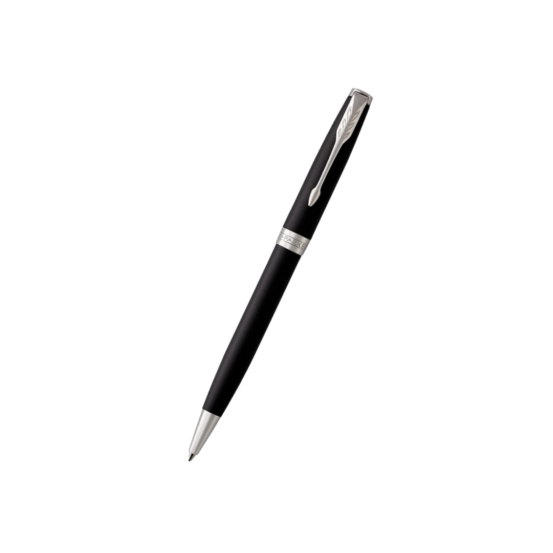 Parker Sonnet Matte Black CT Ballpoint Pen — Parker ballpoint pen — reliable smooth-writing everyday pen, at Cityluxe Singapore