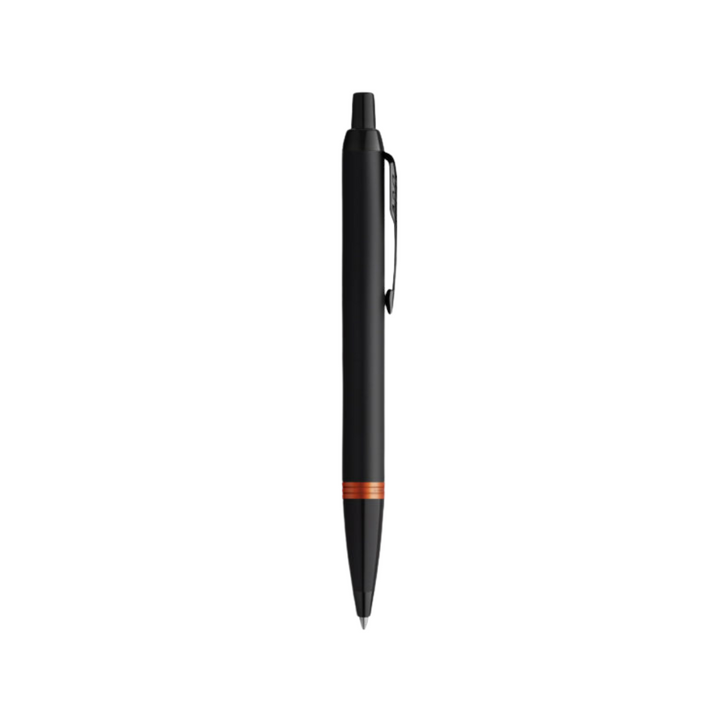 Parker IM PROFESSIONALS Vibrant Ring BT Ballpoint Pen Flame Orange — tip detail