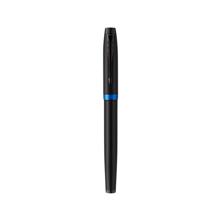 Parker IM PROFESSIONAL Vibrant Ring BT Rollerball Pen Marine Blue — tip detail