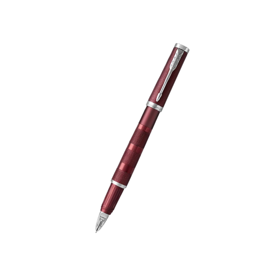 Parker Ingenuity Large Red Deluxe DP CT 5th Technology Pen — front view