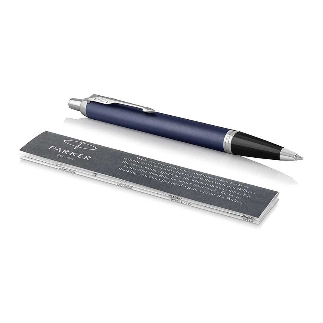 Parker IM Blue CT Ballpoint Pen — Parker ballpoint pen — reliable smooth-writing everyday pen, at Cityluxe Singapore