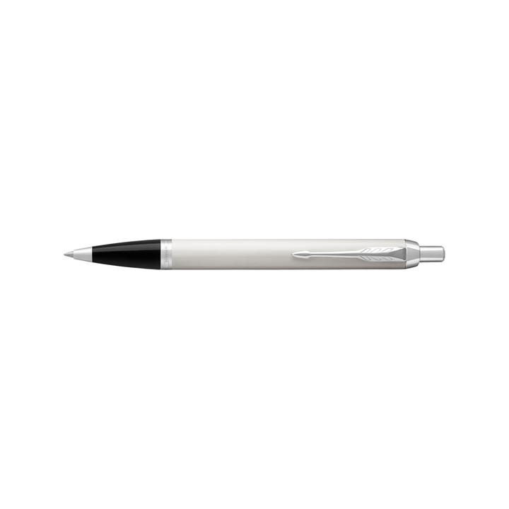 Parker IM White CT Ballpoint Pen — Parker ballpoint pen — reliable smooth-writing everyday pen, at Cityluxe Singapore