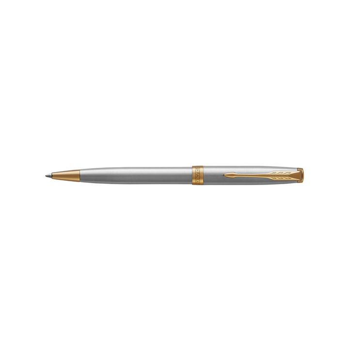 Parker Sonnet Stainless Steel GT Ballpoint Pen — Parker ballpoint pen — reliable smooth-writing everyday pen, at Cityluxe Singapore