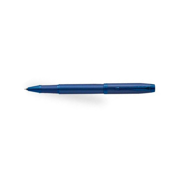 Parker IM PROFESSIONAL Rollerball Pen Monochrome Blue — writing at an angle