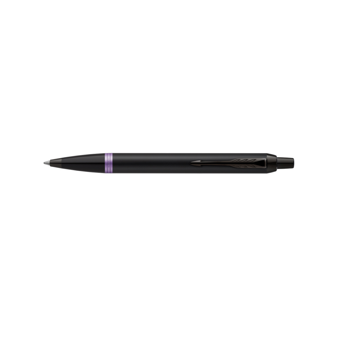 Parker IM PROFESSIONAL Vibrant Ring Ballpoint Pen Amethyst Purple — tip detail