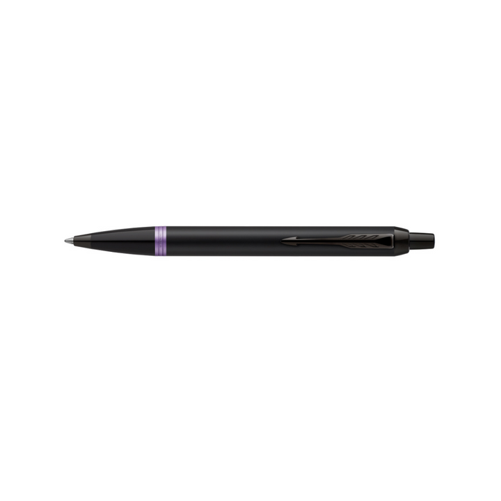 Parker IM PROFESSIONAL Vibrant Ring Ballpoint Pen Amethyst Purple — tip detail