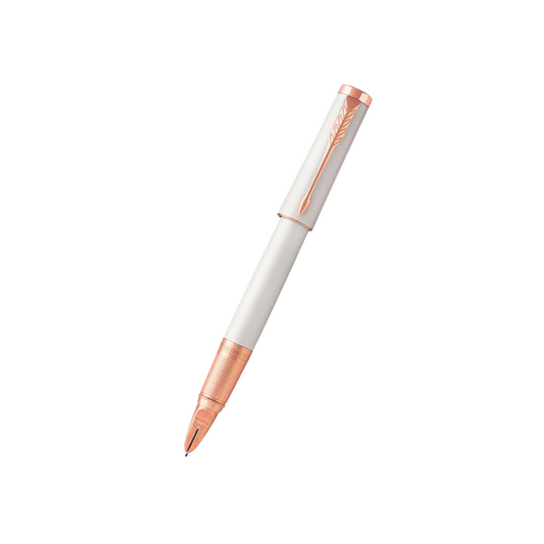 Parker Ingenuity Small Pearl Pink Gold Trim 5th Technology Pen — front view