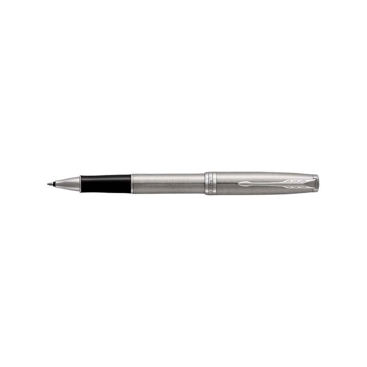 Parker Sonnet Stainless Steel CT Rollerball Pen — Parker rollerball pen — fluid gel ink writing instrument, at Cityluxe Singapore