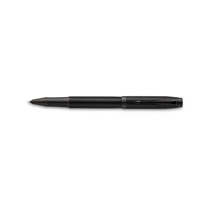 Parker IM Matte Metallic Black Edition Rollerball Pen — Parker rollerball pen — fluid gel ink writing instrument, at Cityluxe Singapore