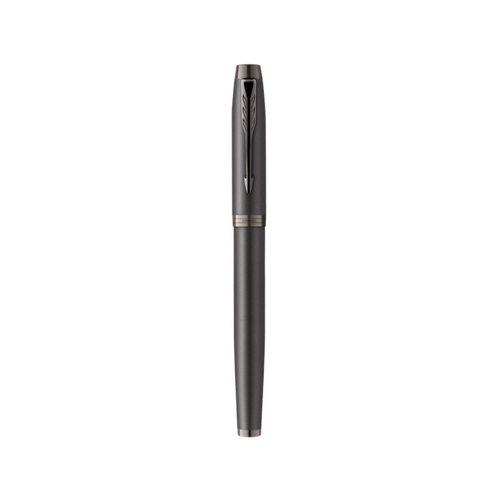 Parker IM PROFESSIONAL Fountain Pen in Monochrome Titanium — Parker fountain pen — precision nib writing instrument, at Cityluxe Singapore stationery store