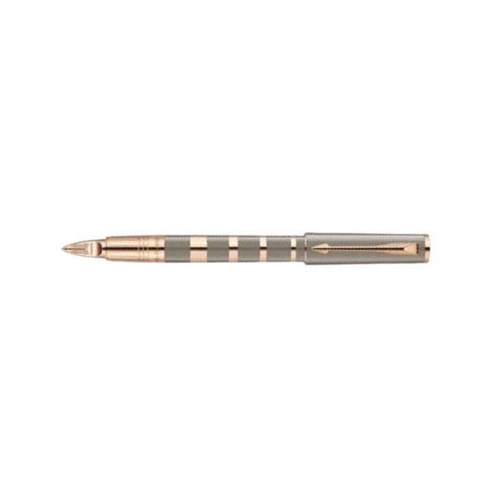 Parker Ingenuity Small Taupe &amp; Metal Pink Gold Trim 5th Technology Pen — with packaging
