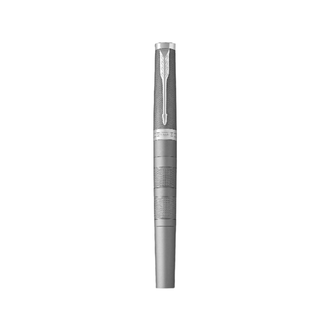 Parker Ingenuity Large Chrome Deluxe CT 5th Technology Pen — detail view
