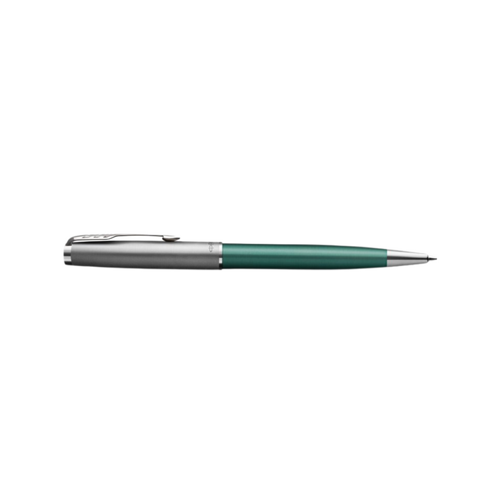 Parker Sonnet Essential SB CT Ballpoint Pen Green — writing at an angle