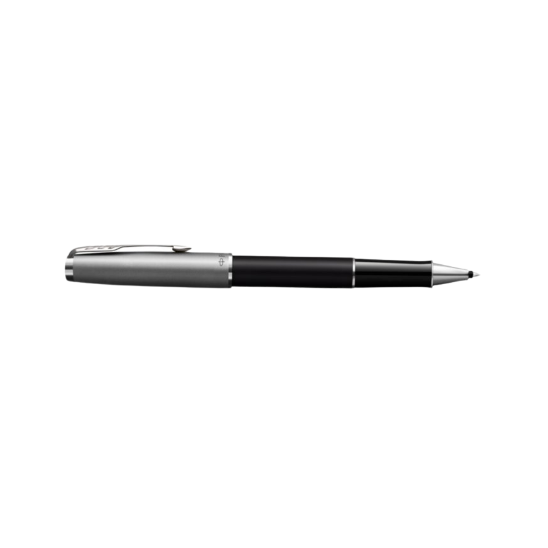 Parker Sonnet Essential SB CT Rollerball Pen Black — writing at an angle