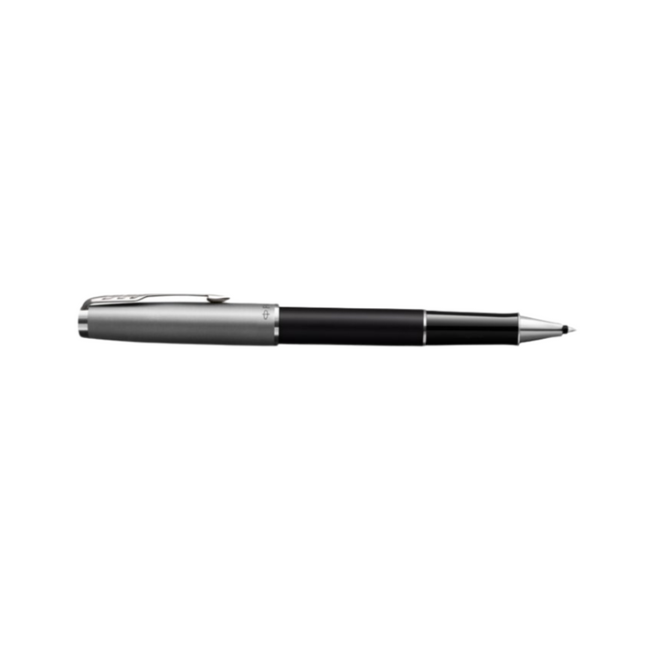 Parker Sonnet Essential SB CT Rollerball Pen Black — writing at an angle