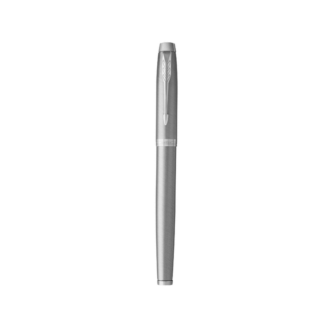 Parker IM Essential Stainless Steel CT Rollerball Pen — Parker rollerball pen — fluid gel ink writing instrument, at Cityluxe Singapore