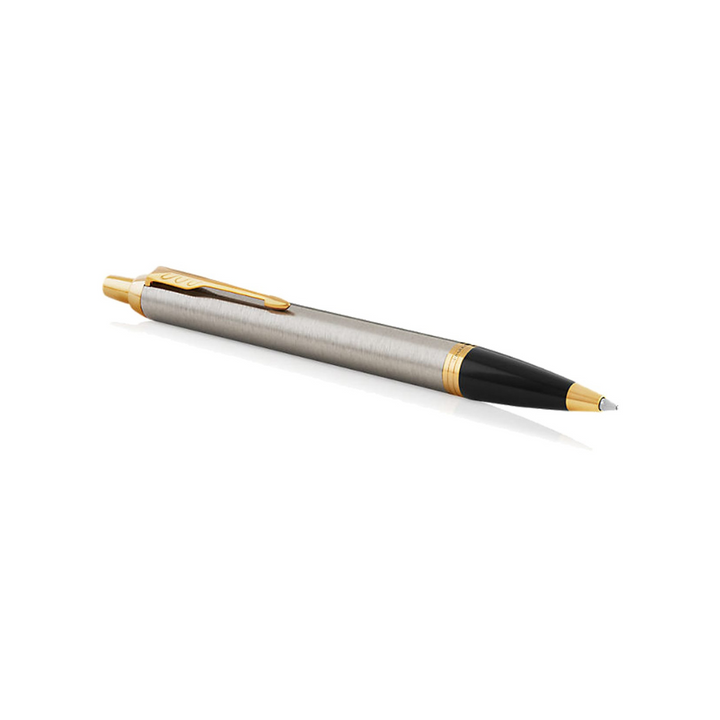 Parker IM Brushed Metal GT Ballpoint Pen — Parker ballpoint pen — reliable smooth-writing everyday pen, at Cityluxe Singapore