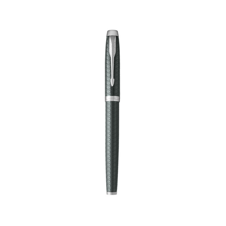 Parker IM Premium Fountain Pen - Pale Green with Chrome Trims — nib close-up