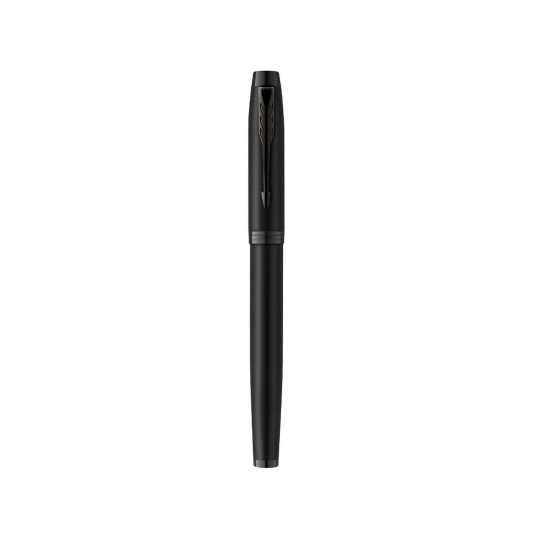 Parker IM Matte Metallic Black Edition Rollerball Pen — Parker rollerball pen — fluid gel ink writing instrument, at Cityluxe Singapore