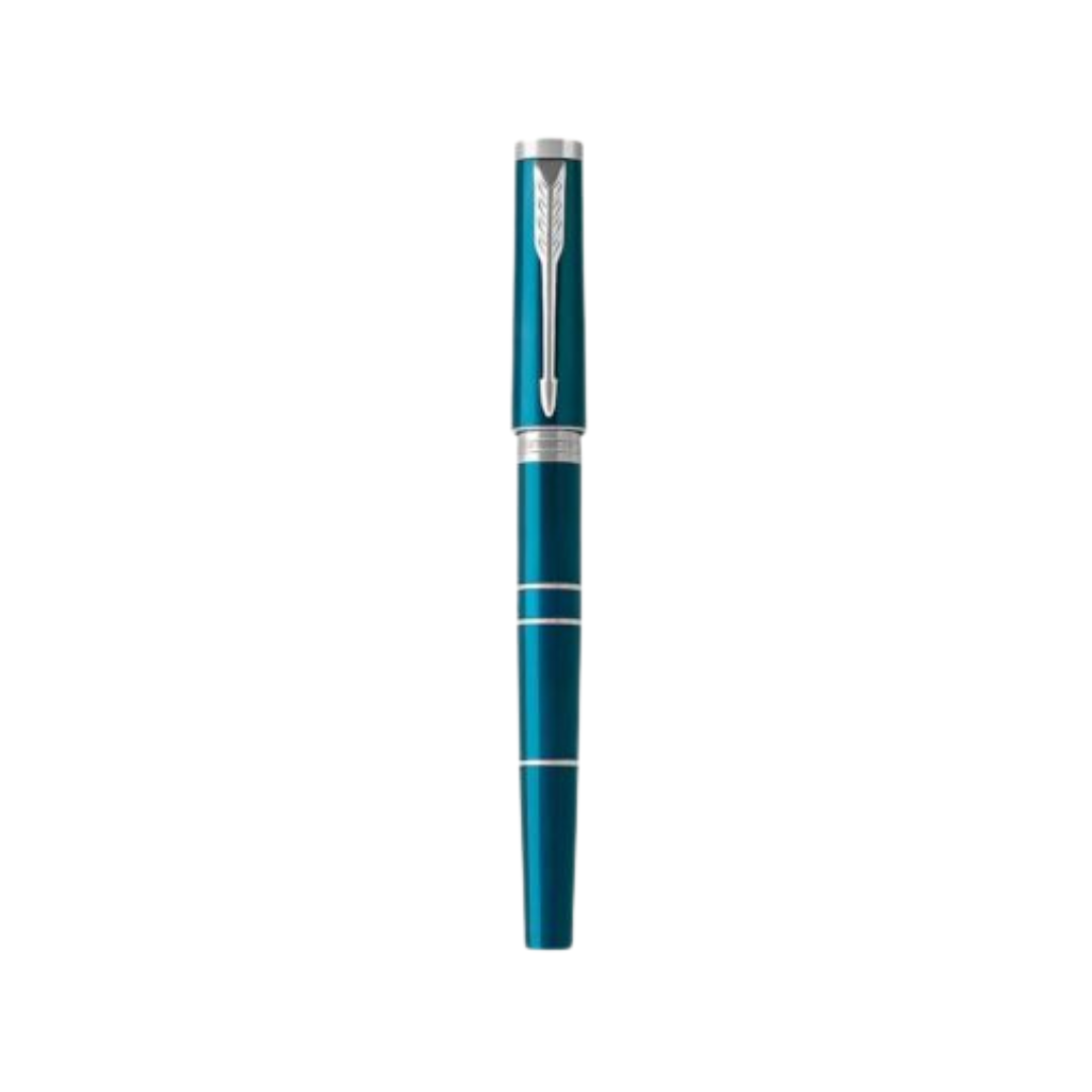 Parker Ingenuity Slim Dark Teal Deluxe CT 5th Technology Pen — detail view