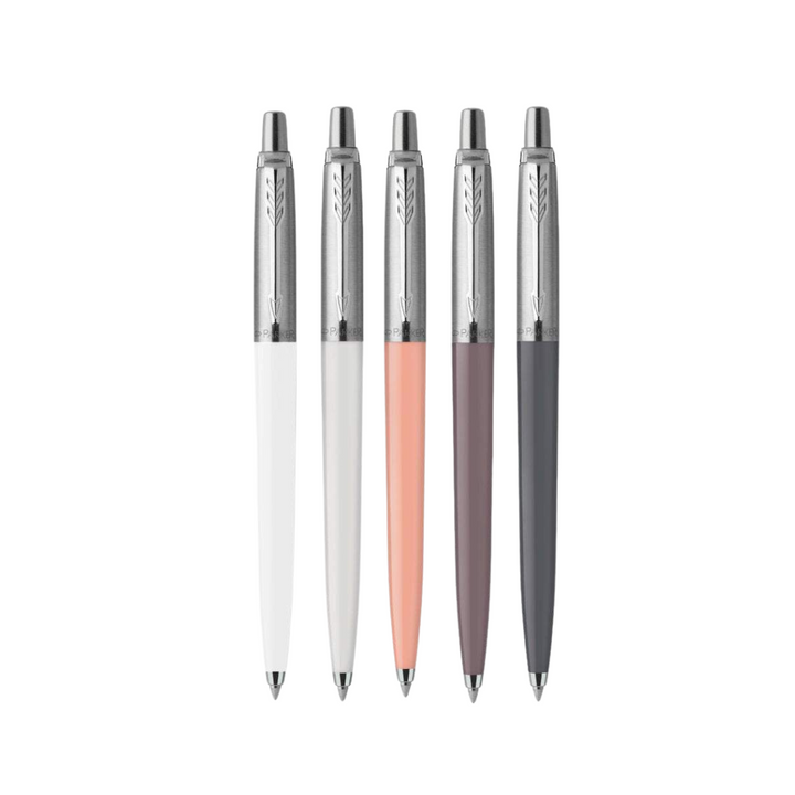 Parker Jotter Originals Ballpoint Pen - Pink Blush — flat lay