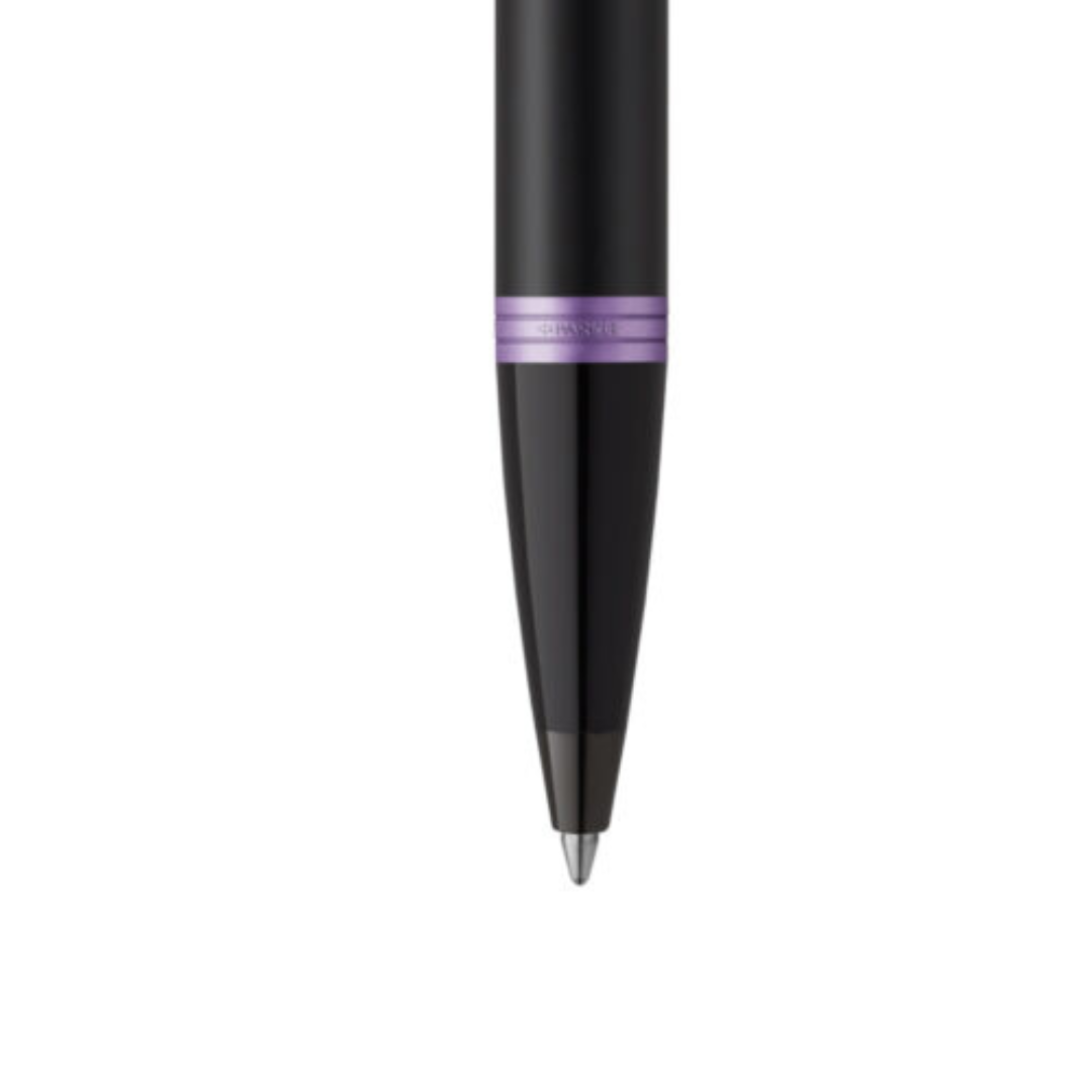 Parker IM PROFESSIONAL Vibrant Ring Ballpoint Pen Amethyst Purple — barrel detail