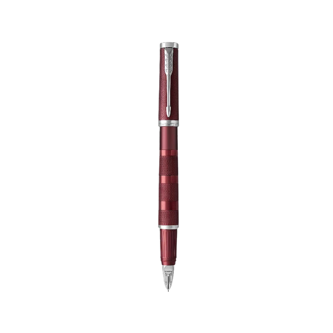 Parker Ingenuity Large Red Deluxe DP CT 5th Technology Pen — side view