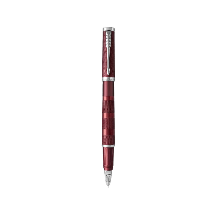 Parker Ingenuity Large Red Deluxe DP CT 5th Technology Pen — side view