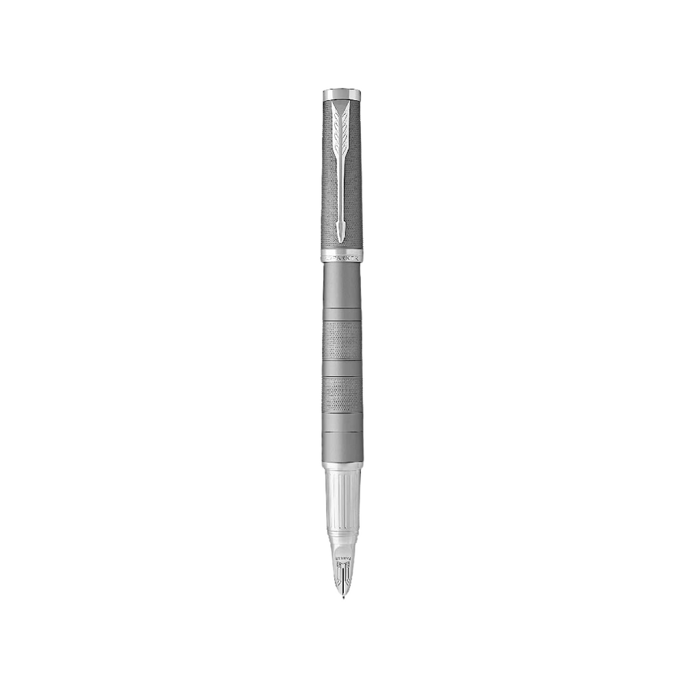 Parker Ingenuity Large Chrome Deluxe CT 5th Technology Pen — side view
