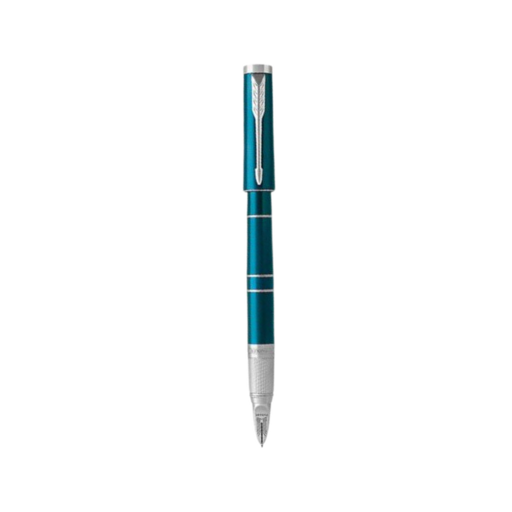 Parker Ingenuity Slim Dark Teal Deluxe CT 5th Technology Pen — side view