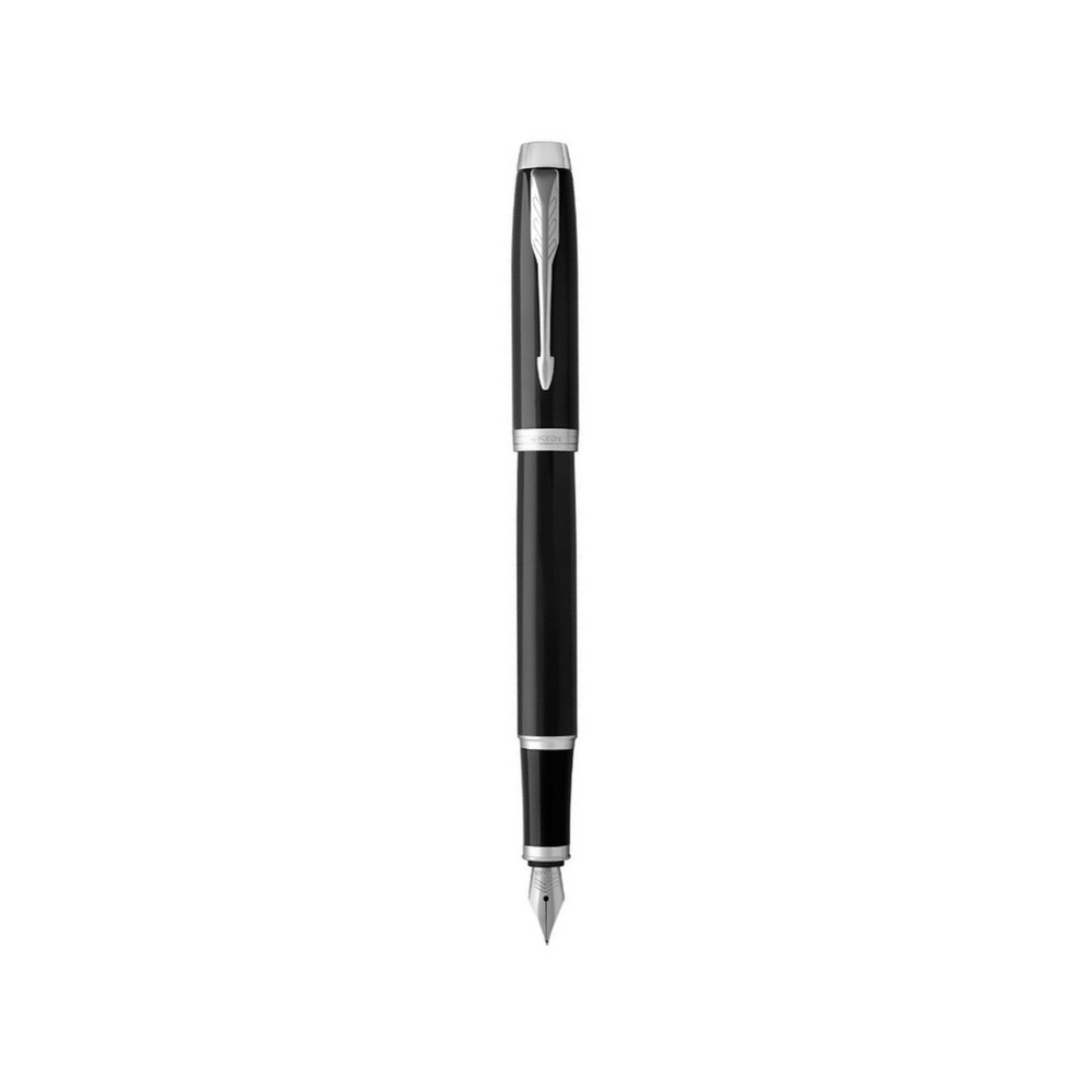 Parker IM Essential Matte Black CT Fountain Pen in Medium Nib — Parker fountain pen — precision nib writing instrument, at Cityluxe Singapore stationery store