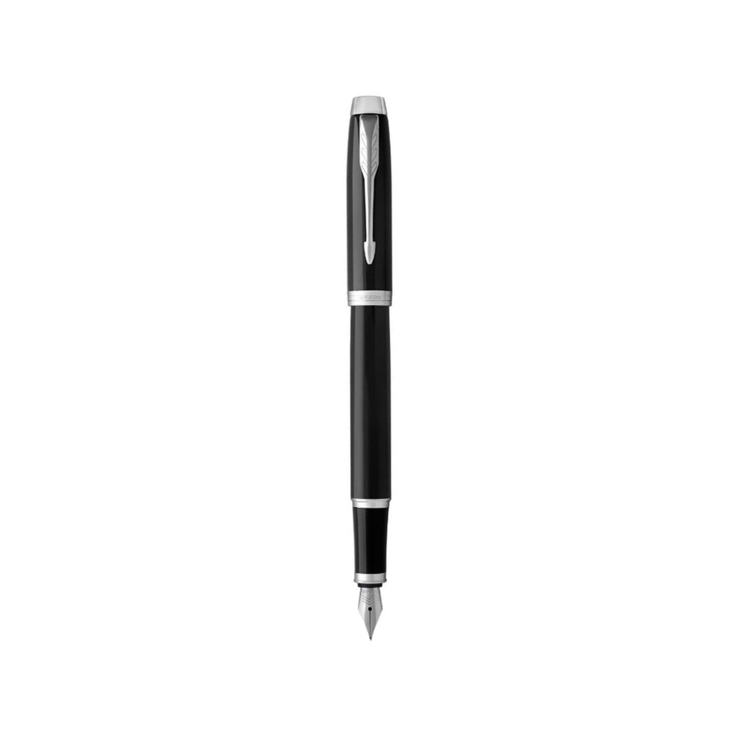 Parker IM Essential Matte Black CT Fountain Pen in Medium Nib — Parker fountain pen — precision nib writing instrument, at Cityluxe Singapore stationery store