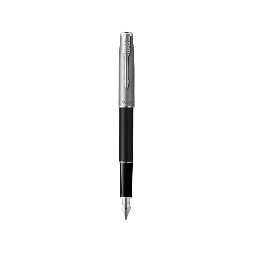 Parker Sonnet Essentials Fountain Pen Black CT in Medium — Parker fountain pen — precision nib writing instrument, at Cityluxe Singapore stationery store